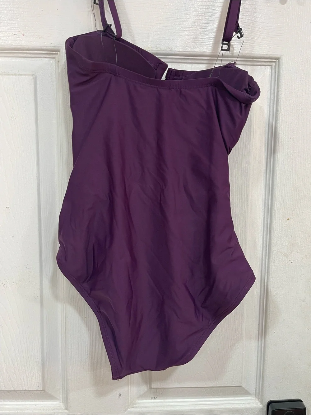NWT DKNY women’s one piece swimsuit plum size small - Picture 13 of 16